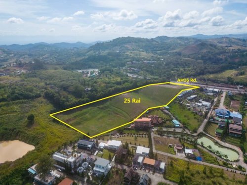 Land For Sale in Khao Kho - 25 rai on AH16 Road - NLE24-L003